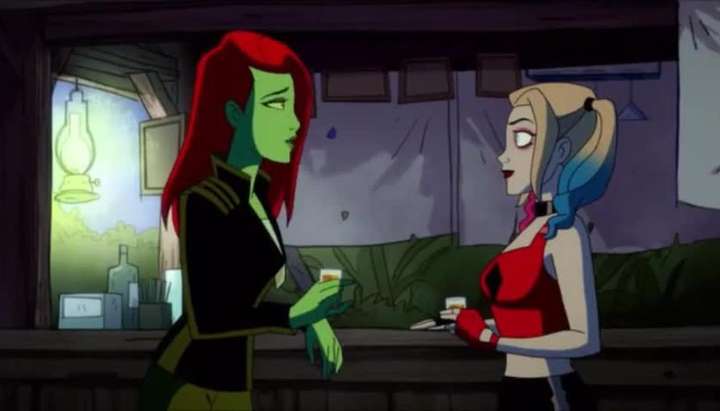 Batgirl And Harley Lesbian Cartoon - LESBIAN SEX CARTOON - Harley Quinn & Poison Ivy sleep together - DC Batman  (Poison Ivy (II)) - Tnaflix.com