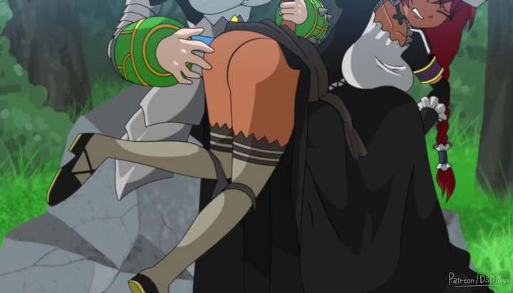 Anime Lesbian Hentai Spanking - maids spanking scene hentai (overlord lupustegina and yuri alpha) -  Tnaflix.com