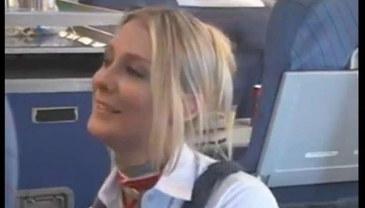 Asian Airline Sex - AMWF Blonde Flight Attendant interracial with Asian guy - Tnaflix.com