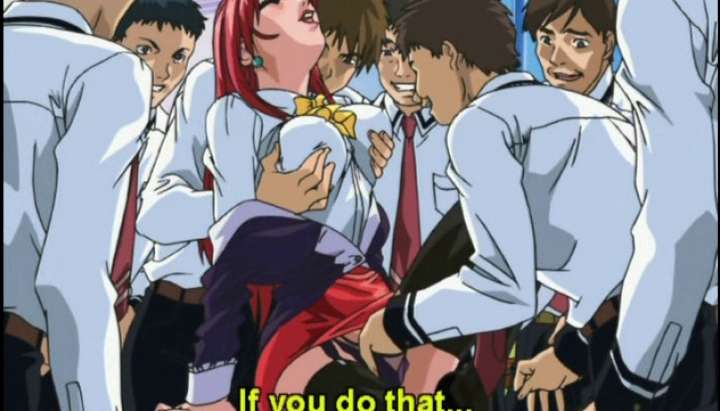 720px x 411px - Redhead hentai babe in gangbang action - Tnaflix.com, page=14