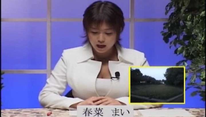 Big Tits Reporter - Big Tits Japanese newsreader - Tnaflix.com