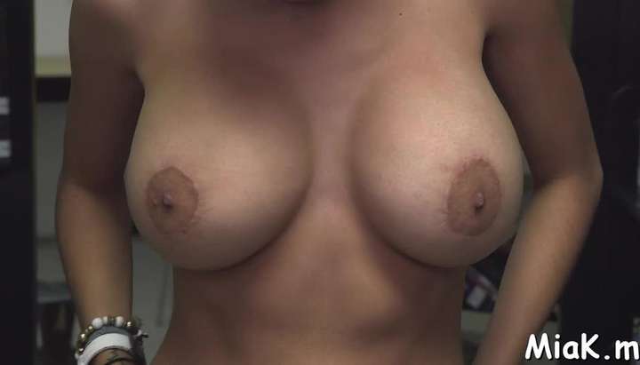 Mia Khalifa Bokbs Grab - Filthy latina mia khalifa is grabbing her very big boobs (Mia Callista) -  Tnaflix.com