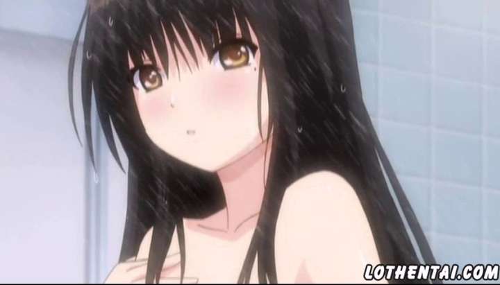 Anime Threesome Cumshot - Anime sex in the bathroom with friend - Tnaflix.com