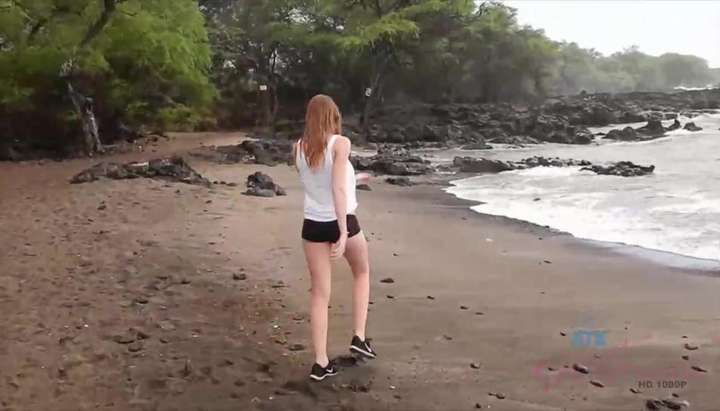 Beach Nude Hawaii - ATK Girlfriends - Ashely makes it to the nude beach in Hawaii! (Ashley  Lane) - Tnaflix.com