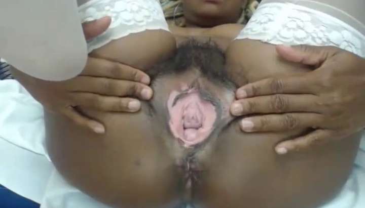 Very Pregnant Black Hairy Pussy - Delicious black open hairy pussy - Tnaflix.com