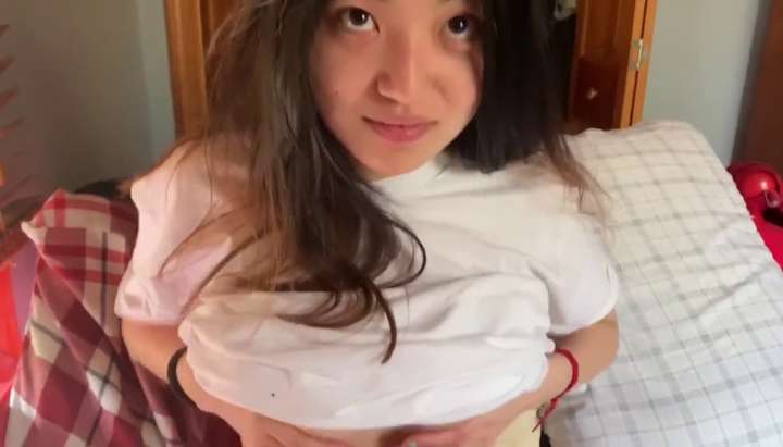 Asian College Porn Brunette - Asian college girl takes a study break - Tnaflix.com, page=2
