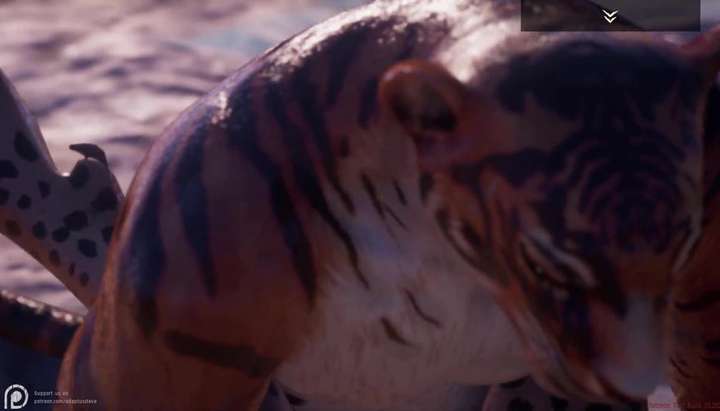 Tiger Sex With Girl - Furry Porn - Tiger and Leopard. Sex and cum (Wild Life game) - Tnaflix.com