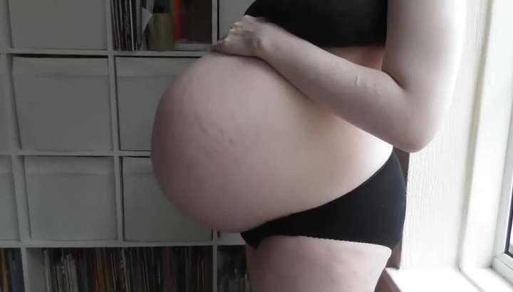 Big Pregnant Huge - Huge pregnant belly - Tnaflix.com