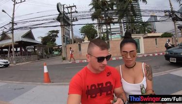 THAI SWINGER - Big tits Asian amateur girlfriend fucked hard after ...