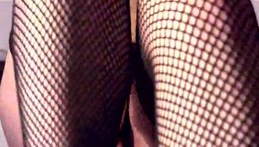 Fishnet Masturbation