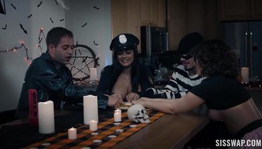 Leana Lovings and Serena Santos The Ouija Board TNAFlix Porn Videos