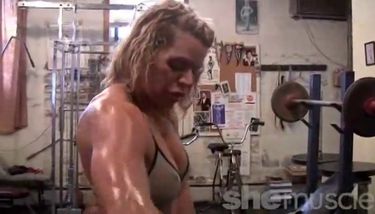 SHEMUSCLE - Sexy Mature Blonde Gym Rat TNAFlix Porn Videos