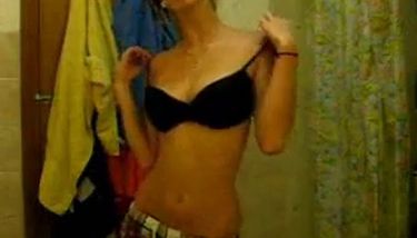 blonde bathroom strip TNAFlix Porn Videos