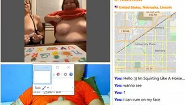 Omegle 2 girls flashing for massive cumshot TNAFlix Porn Videos