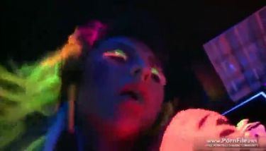 Neon Glowing Crazy Sex Party TNAFlix Porn Videos
