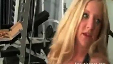 BBW blonde needs to suck dick in gym before mcdonalds TNAFlix Porn ...