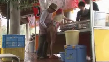cute street vendors staff fucked by boss outside TNAFlix Porn Videos