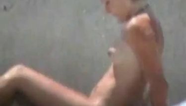 Cute chicks caught naked on the beach by a peeper TNAFlix Porn Videos