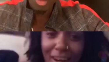 Sexy Black Girl Flashes her Titties on Instagram Live for Michael ...