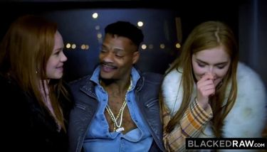 Blackedraw Two Beauties Screw Giant Bbc On Bus! (Jia Lissa, Jason ...