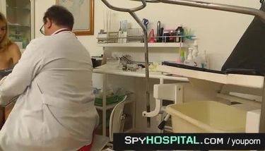 A hidden cam installed in obgyn exam room TNAFlix Porn Videos
