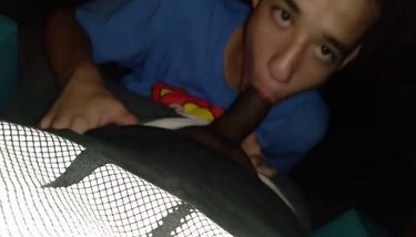 Stepdad has 18 year old son choke on his dick in his straight ...