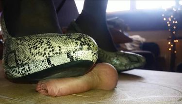 Dick Trampling - White Snake Pumps 1V3 TNAFlix Porn Videos