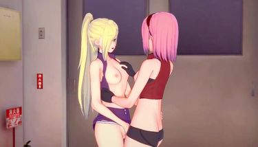 Natuto] Ino x Sakura(3d hentai) TNAFlix Porn Videos