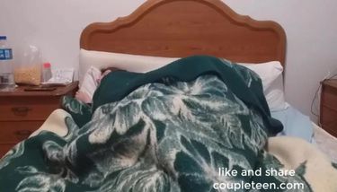Blowjob Under Blanket