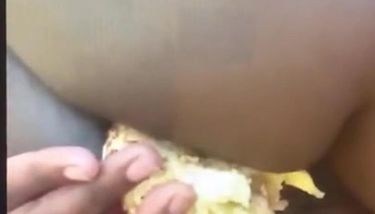Shoved Food up my ASS CRACK and FARTING on it TNAFlix Porn Videos