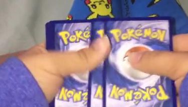 Teen Pok mon Trainer opens pack and shows off feet and socks. Add ...