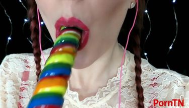 ASMR - Unicorn Lollipop TNAFlix Porn Videos