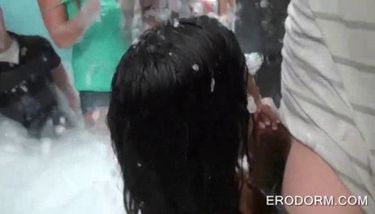 College Teen Sex Party - Foam sex party with horny college teens TNAFlix Porn Videos