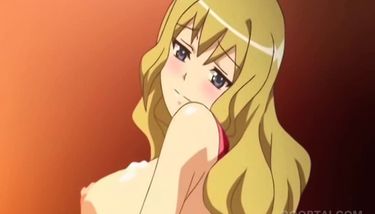 Huge Anime Porn - Sexy blonde anime doll fucks boner with huge boobs TNAFlix Porn Videos