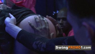 375px x 214px - Swinger party with interracial couples ends at the red room in a big orgy  after alcohol shots TNAFlix Porn Videos