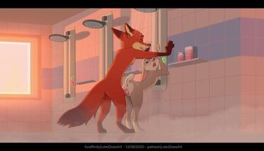 Animated Porn Fucking - Letodoesart - Animated loop - Nick & Judy Fucking In The Shower TNAFlix Porn  Videos