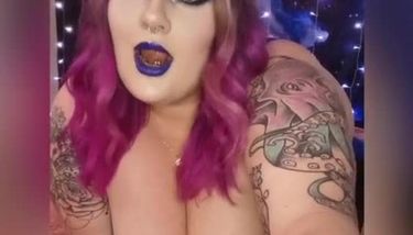 Mermaidcurves. BBW, tattooed, pierced, UK alternative goth. TNAFlix Porn  Videos