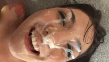 Facial While Fucking - Tatooed whore gets messy facials while fucking TNAFlix Porn Videos