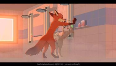 Nick Cartoons Sex - Judy Hopps Getting fucked in the shower by Nick (letodoesart) TNAFlix Porn  Videos