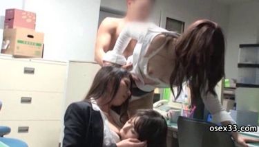Japanese Threesome Nude - Office threesome japanese sex TNAFlix Porn Videos