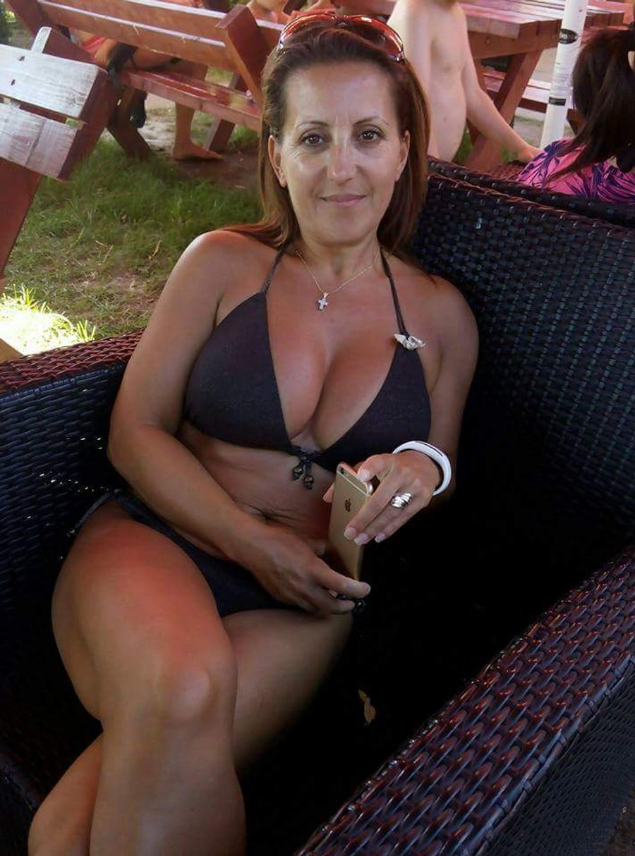 Sexy girl in micro bikini Horny wife loves long strokes