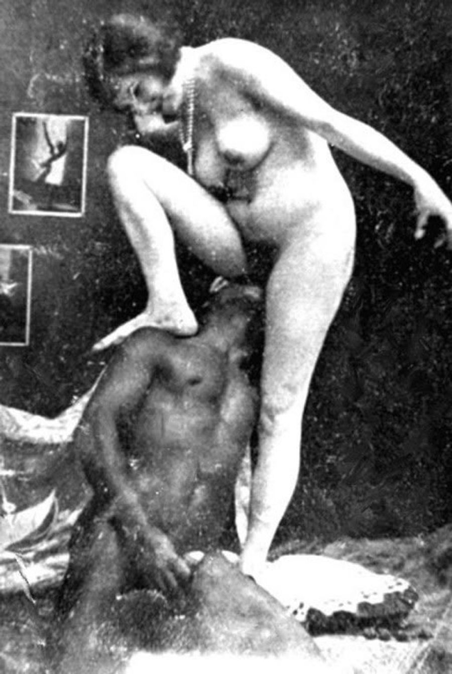 Retro interracial porn pics